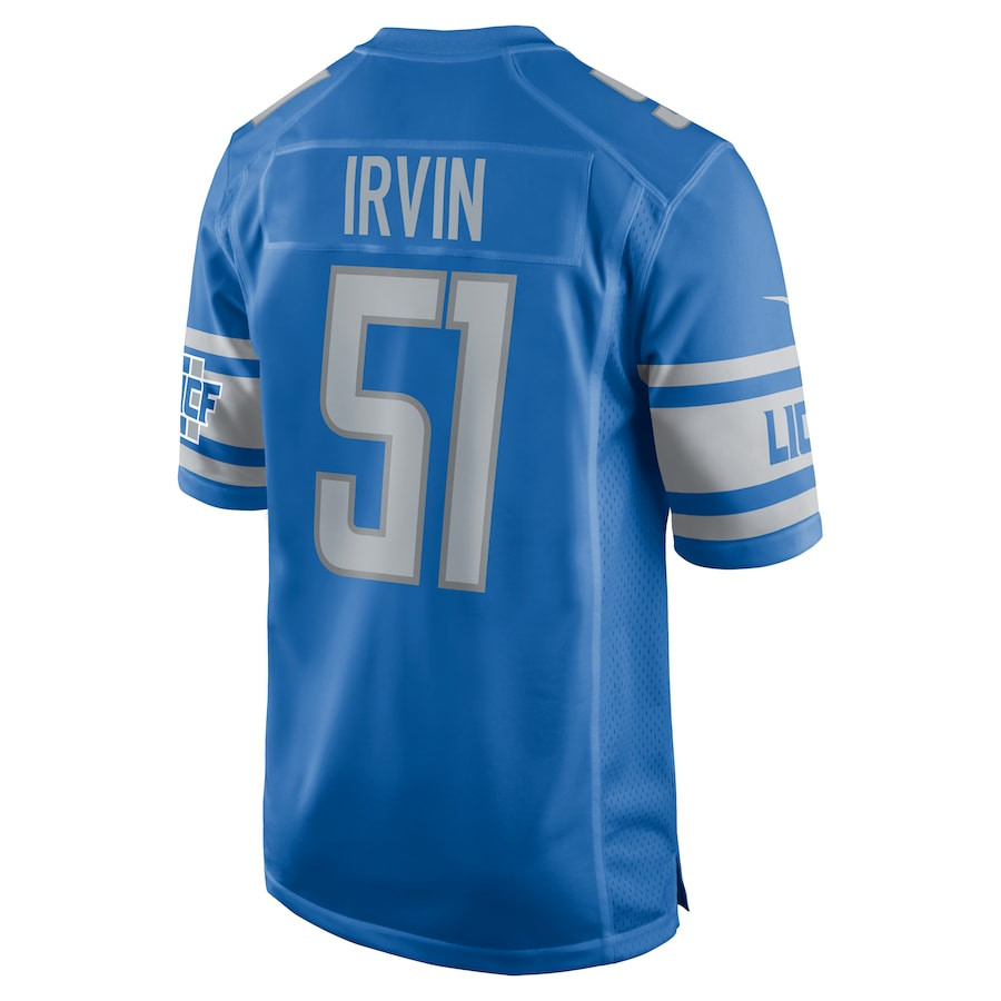 Bruce Irvin 51 Detroit Lions Game Men Jersey - Blue JS7236 nicesnker - Image 3