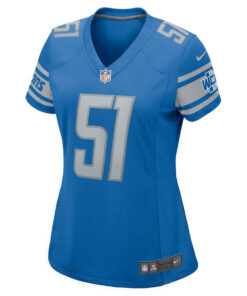Bruce Irvin 51 Detroit Lions Game Women Jersey - Blue JS5290 nicesnker