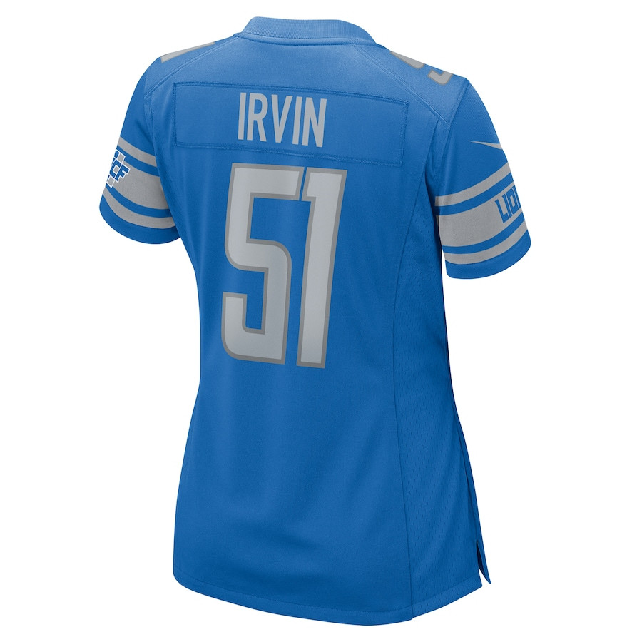 Bruce Irvin 51 Detroit Lions Game Women Jersey - Blue JS5290 nicesnker - Image 2