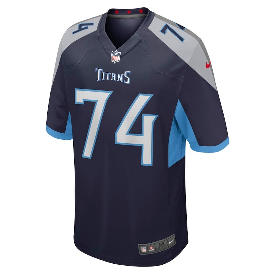 Bruce Matthews 74 Tennessee Titans Men Retired Jersey - Navy JS2704 nicesnker - Image 2