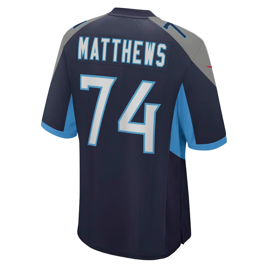 Bruce Matthews 74 Tennessee Titans Men Retired Jersey - Navy JS2704 nicesnker - Image 3