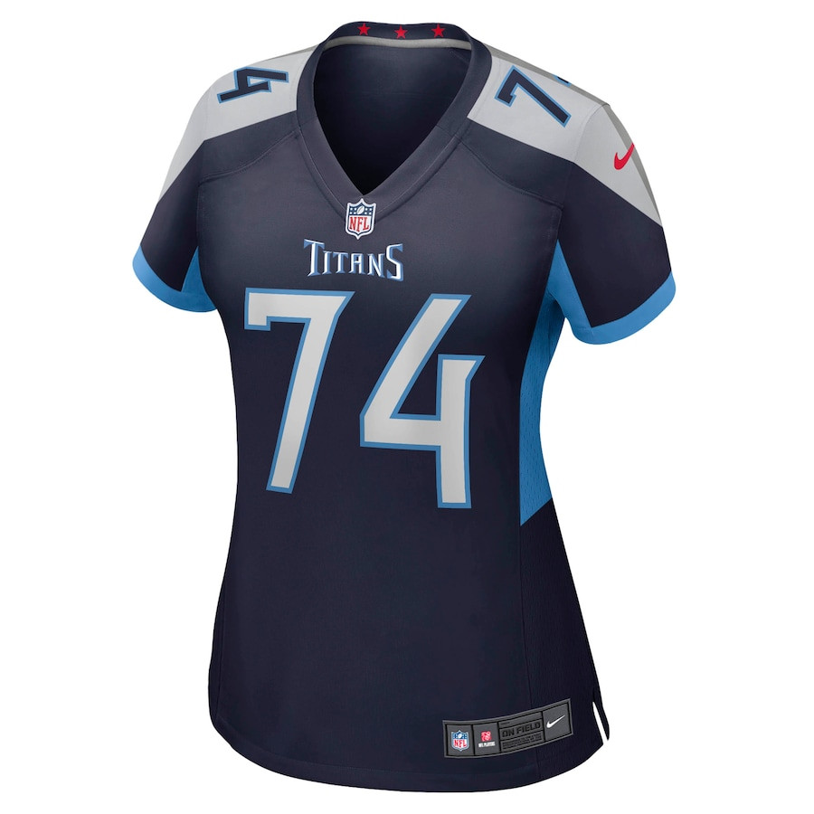 Bruce Matthews 74 Tennessee Titans Women Retired Jersey - Navy JS4696 nicesnker - Image 2