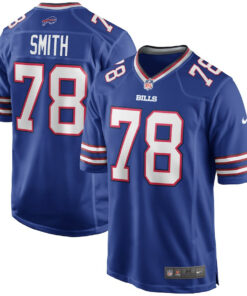 Bruce Smith 78 Buffalo Bills Men Game Retired Jersey - Royal JS3135 nicesnker