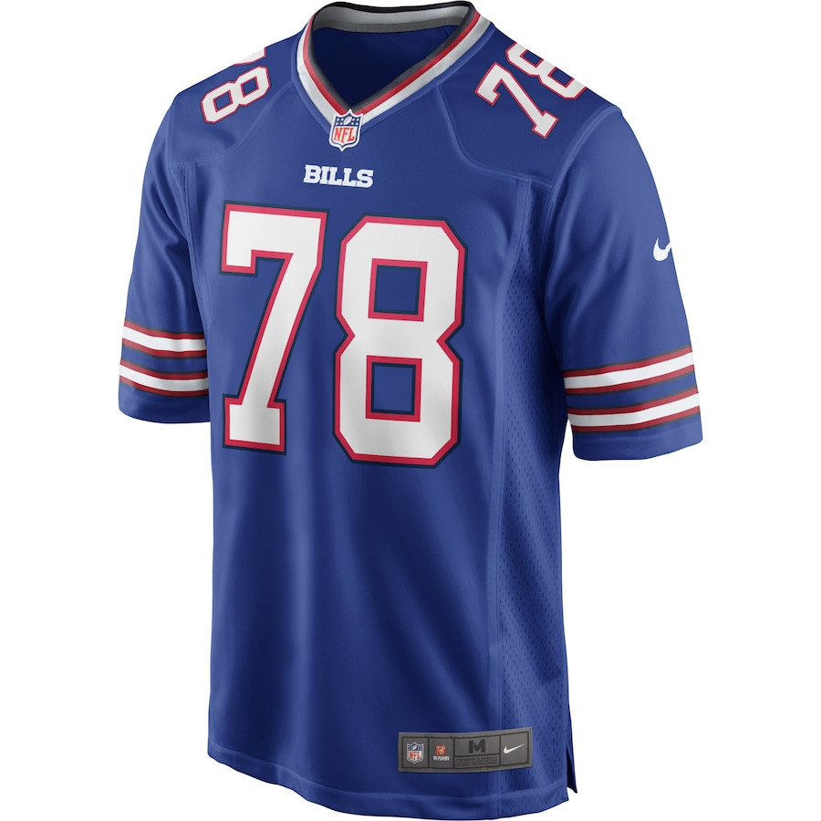 Bruce Smith 78 Buffalo Bills Men Game Retired Jersey - Royal JS3135 nicesnker - Image 2