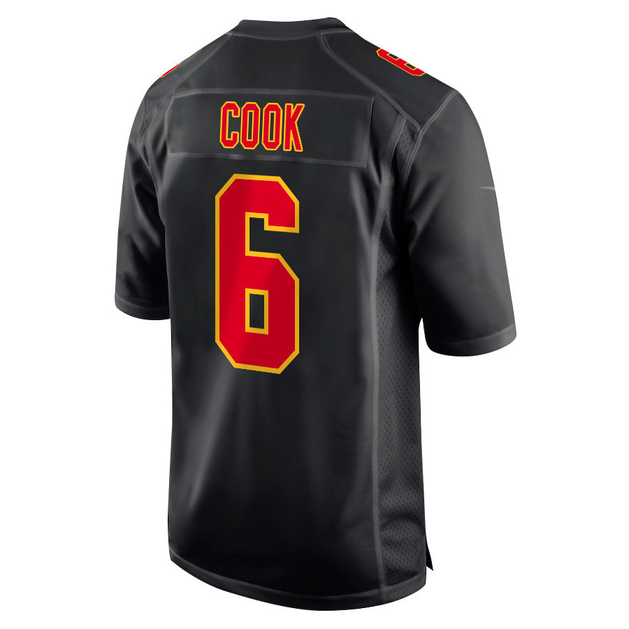 Bryan Cook 6 Kansas City Chiefs Super Bowl LVIII Champions 4X Fashion Game Men Jersey - Carbon Black JS7013 nicesnker - Image 3