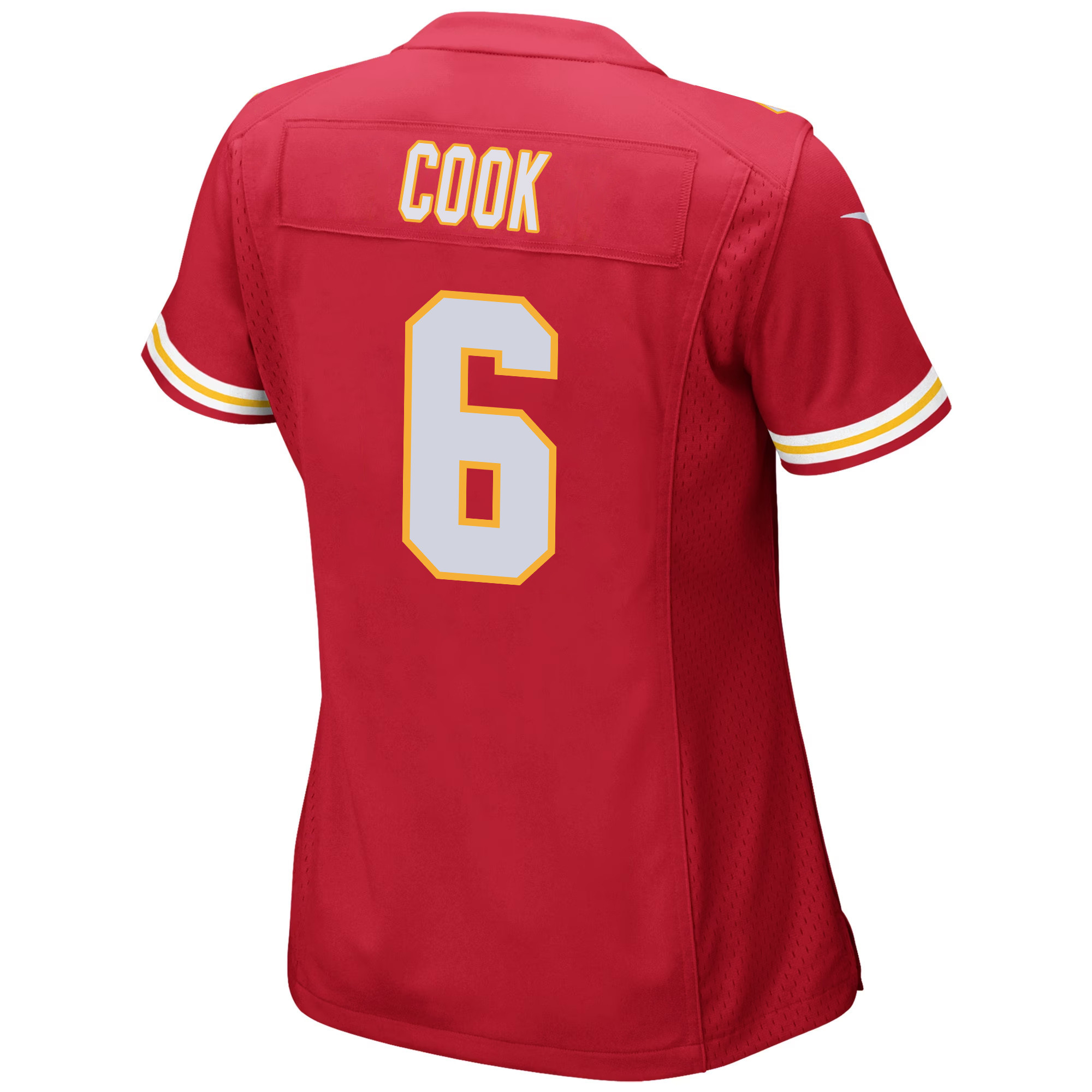 Bryan Cook 6 Kansas City Chiefs Super Bowl LVIII Champions 4X Game Women Jersey - Red JS5890 nicesnker - Image 3