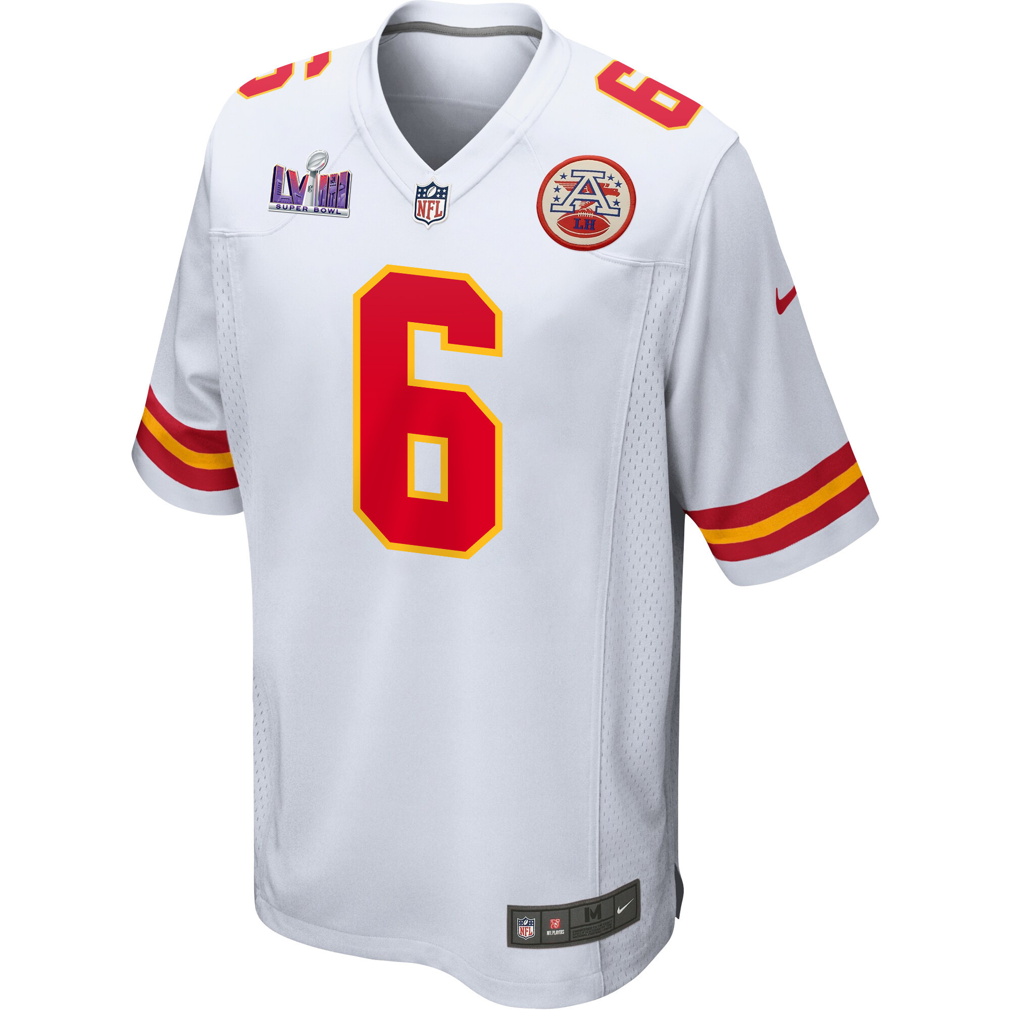 Bryan Cook 6 Kansas City Chiefs Super Bowl LVIII Patch Game Men Jersey - White JS7314 nicesnker - Image 2