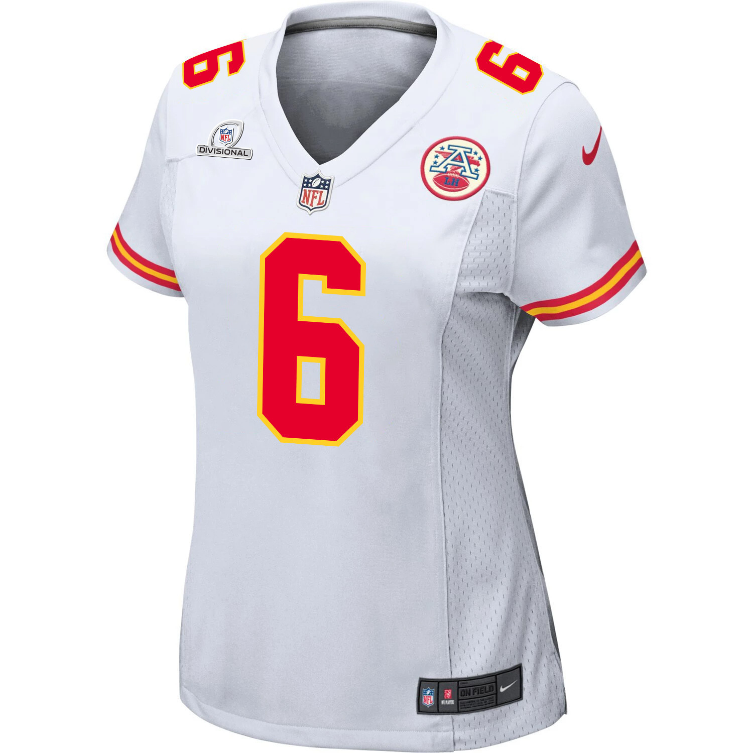 Bryan Cook 6 Kansas City Chiefs Super Bowl LVIII Patch Game Women Jersey - White JS9496 nicesnker - Image 2