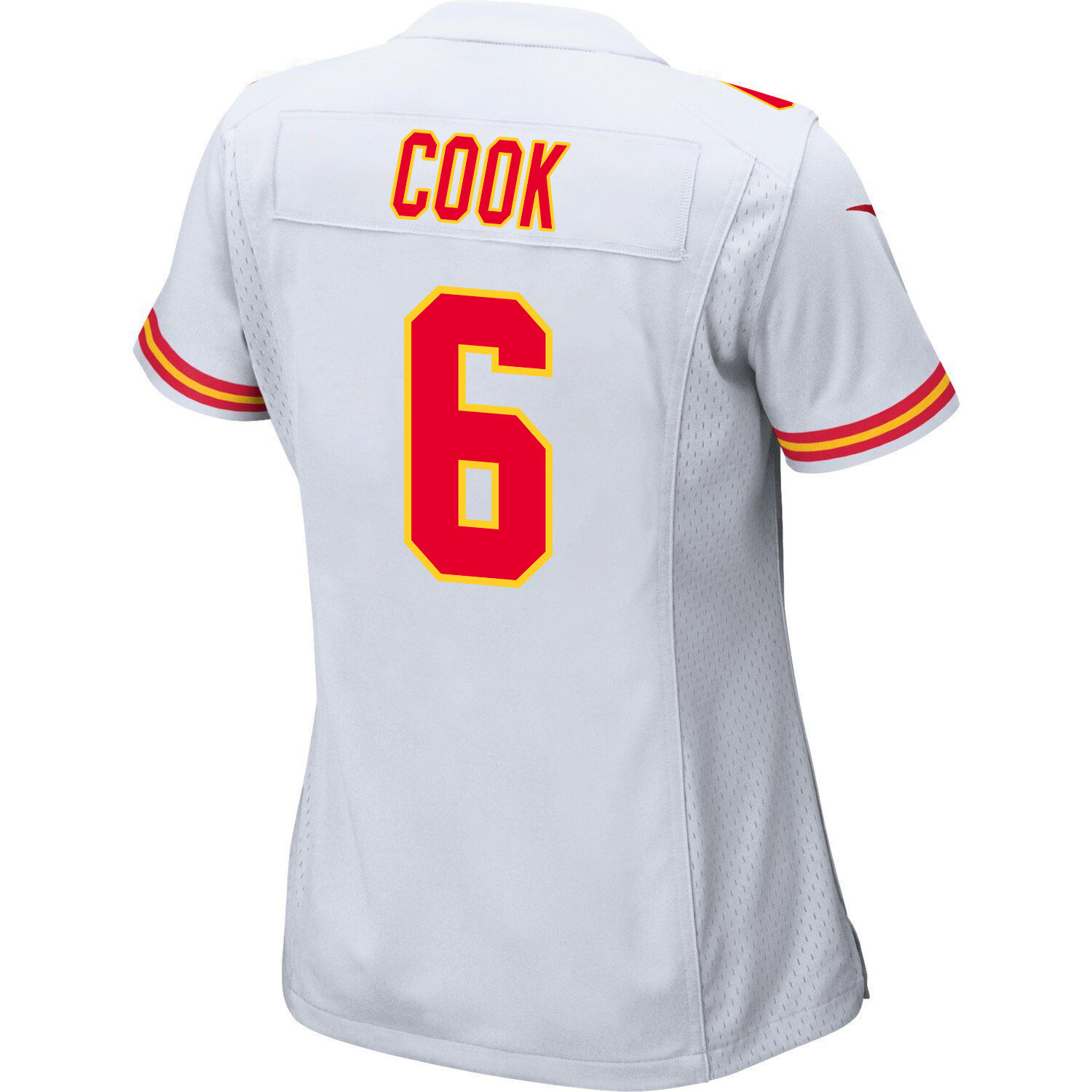 Bryan Cook 6 Kansas City Chiefs Super Bowl LVIII Patch Game Women Jersey - White JS9496 nicesnker - Image 3