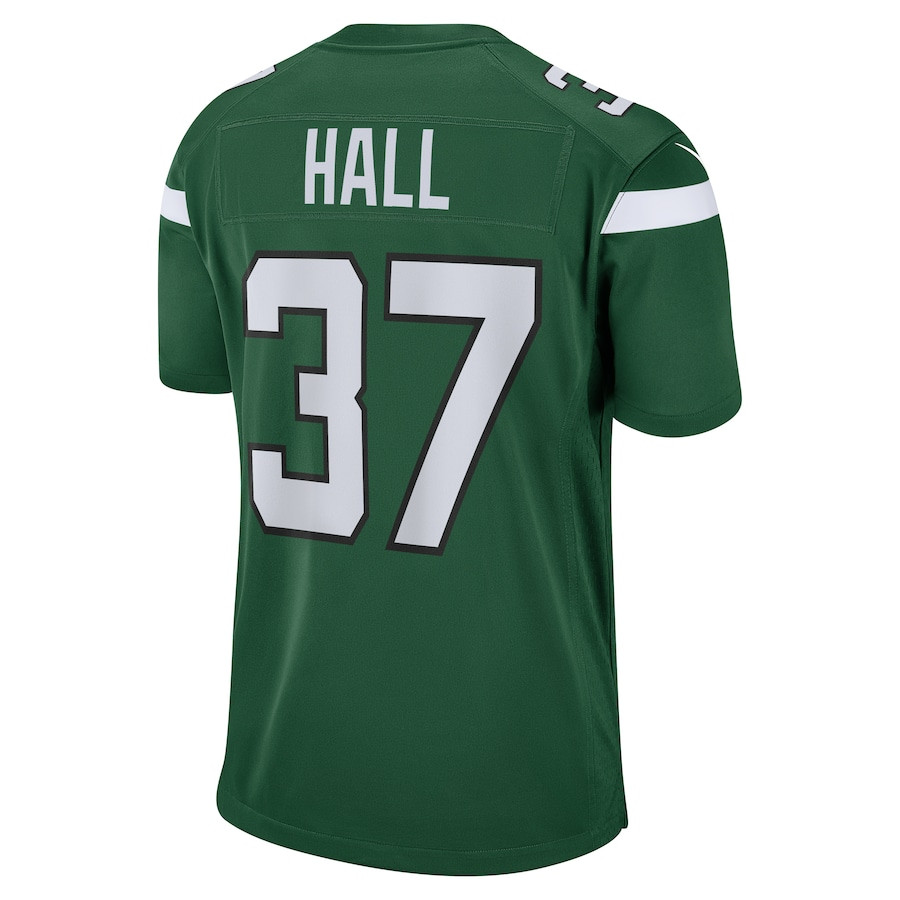 Bryce Hall 37 New York Jets Men Game Jersey - Gotham Green JS7631 nicesnker - Image 3