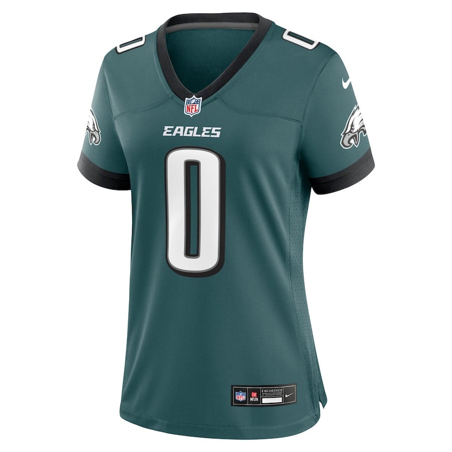 Bryce Huff 0 Philadelphia Eagles Game Women Jersey - Midnight Green JS6715 nicesnker - Image 2