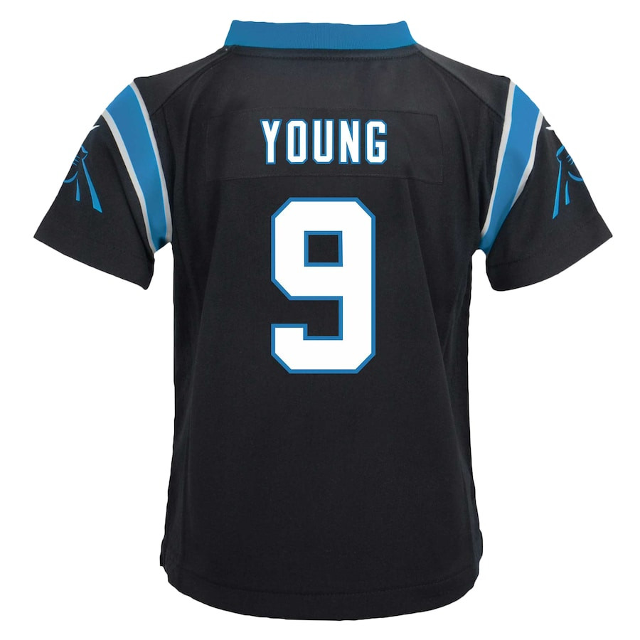 Bryce Young 9 Carolina Panthers Player Game YOUTH Jersey - Black JS1796 nicesnker - Image 3
