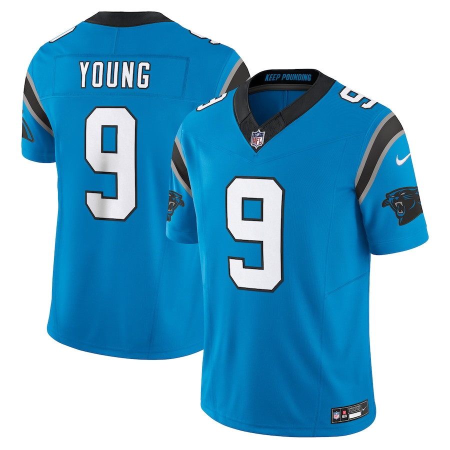 Bryce Young 9 Carolina Panthers Vapor F.U.S.E. Limited Jersey - Men Blue JS2988 nicesnker