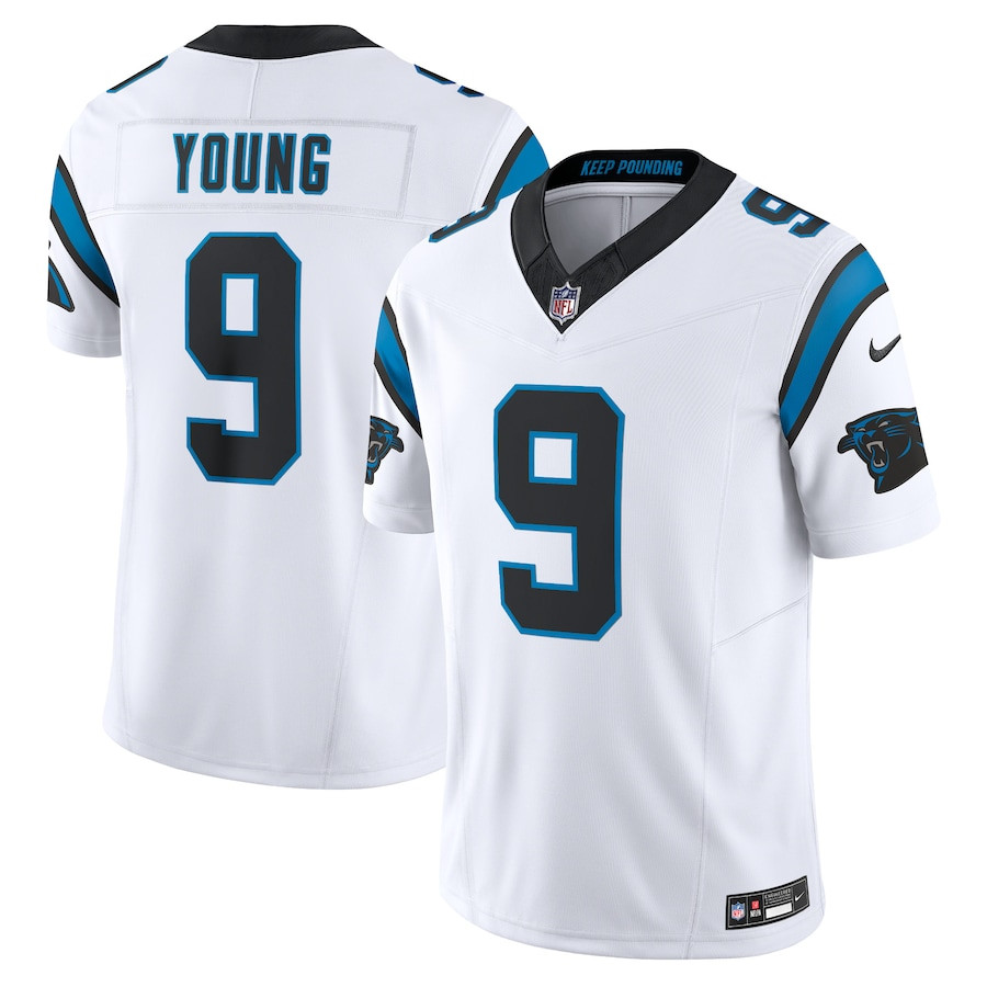Bryce Young 9 Carolina Panthers Vapor F.U.S.E. Limited Jersey - Men White JS9588 nicesnker