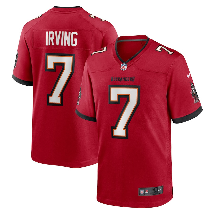 Bucky Irving 7 Tampa Bay Buccaneers Game Men Jersey - Red JS4028 nicesnker