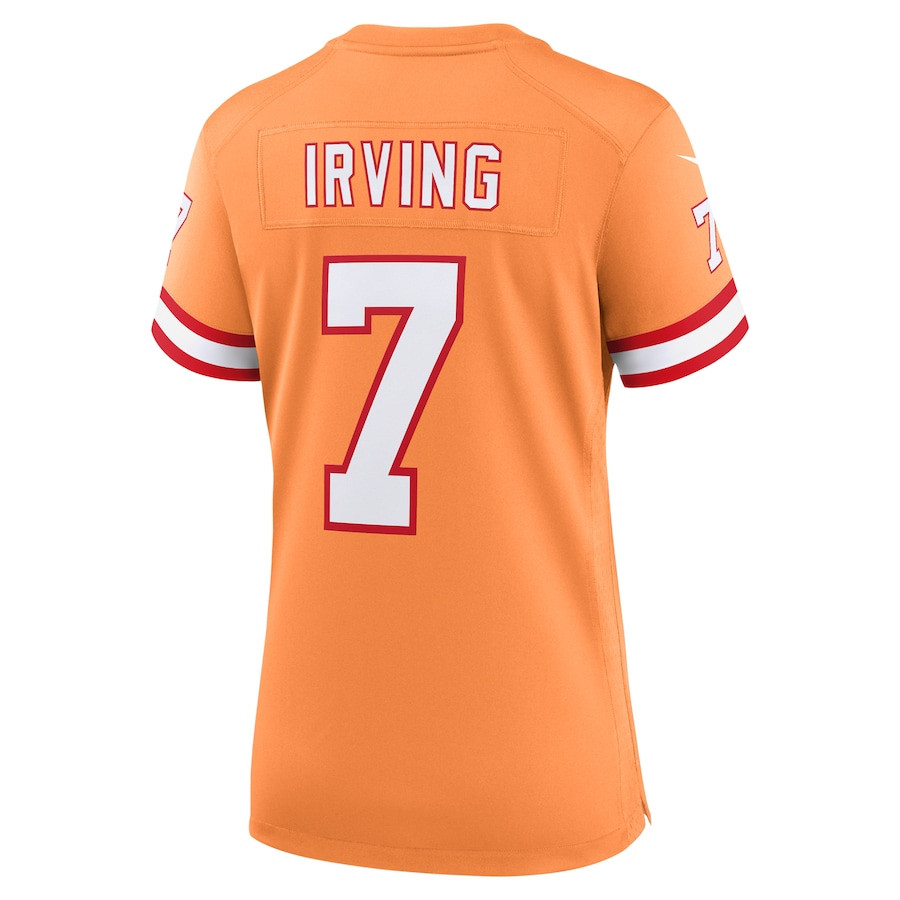 Bucky Irving 7 Tampa Bay Buccaneers Women's Alternate Game Jersey - Orange JS9686 nicesnker - Image 3
