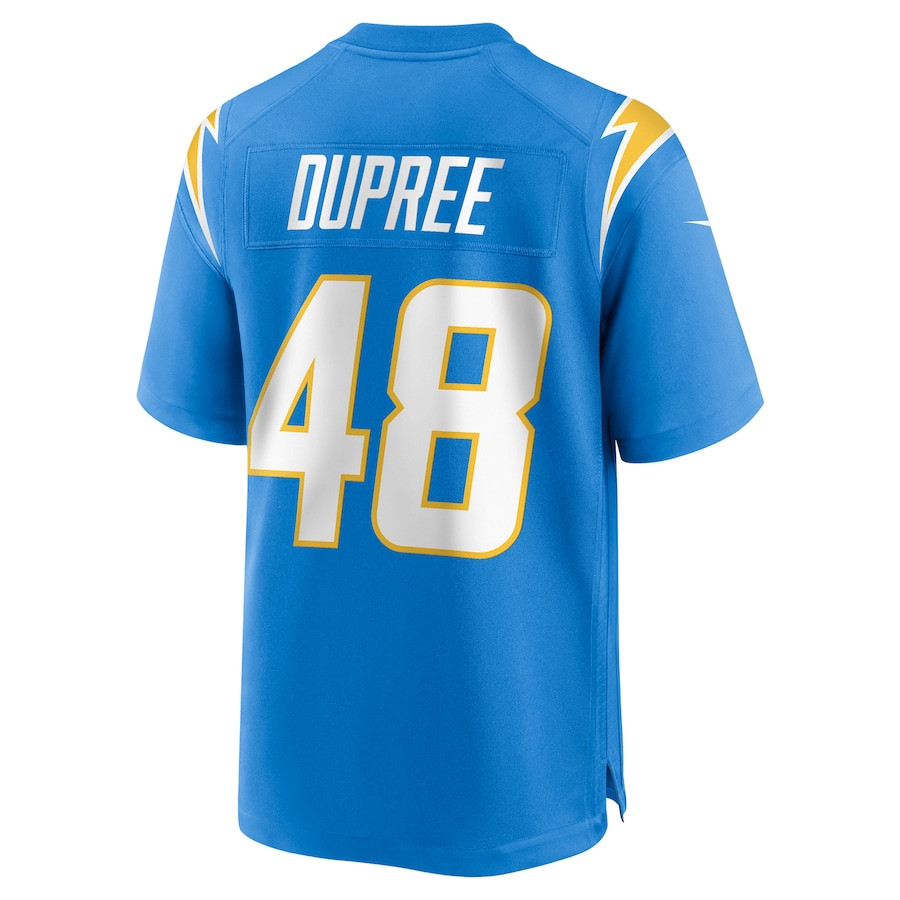 Bud Dupree 48 Los Angeles Chargers Team Game Men Jersey - Powder Blue JS8700 nicesnker - Image 3