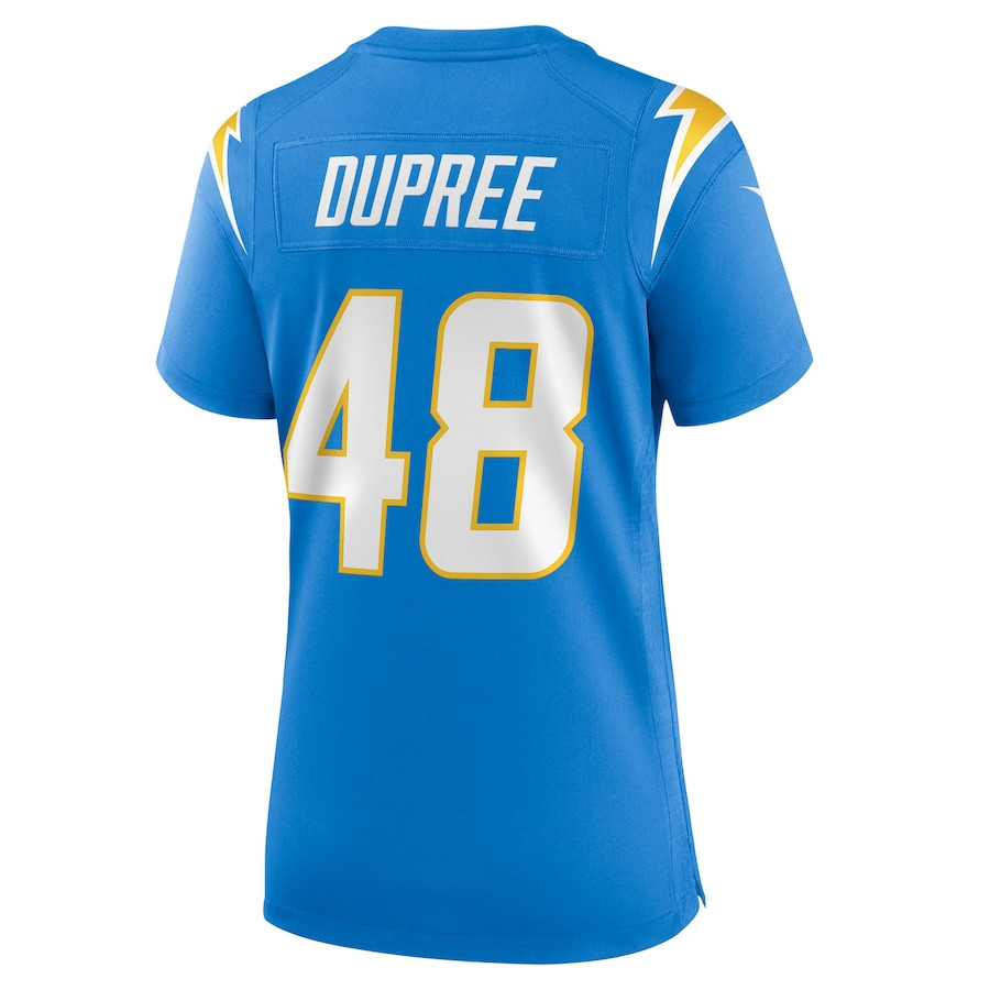 Bud Dupree 48 Los Angeles Chargers Women's Game Jersey - Powder Blue JS6684 nicesnker - Image 3