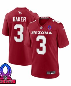 Budda Baker 3 Arizona Cardinals 2025 Pro Bowl Patch Game Men Jersey - Cardinal JS9404 nicesnker