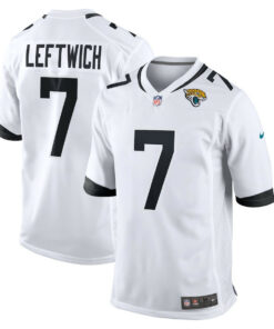 Byron Leftwich 7 Jacksonville Jaguars Men Retired Game Jersey - White JS1772 nicesnker