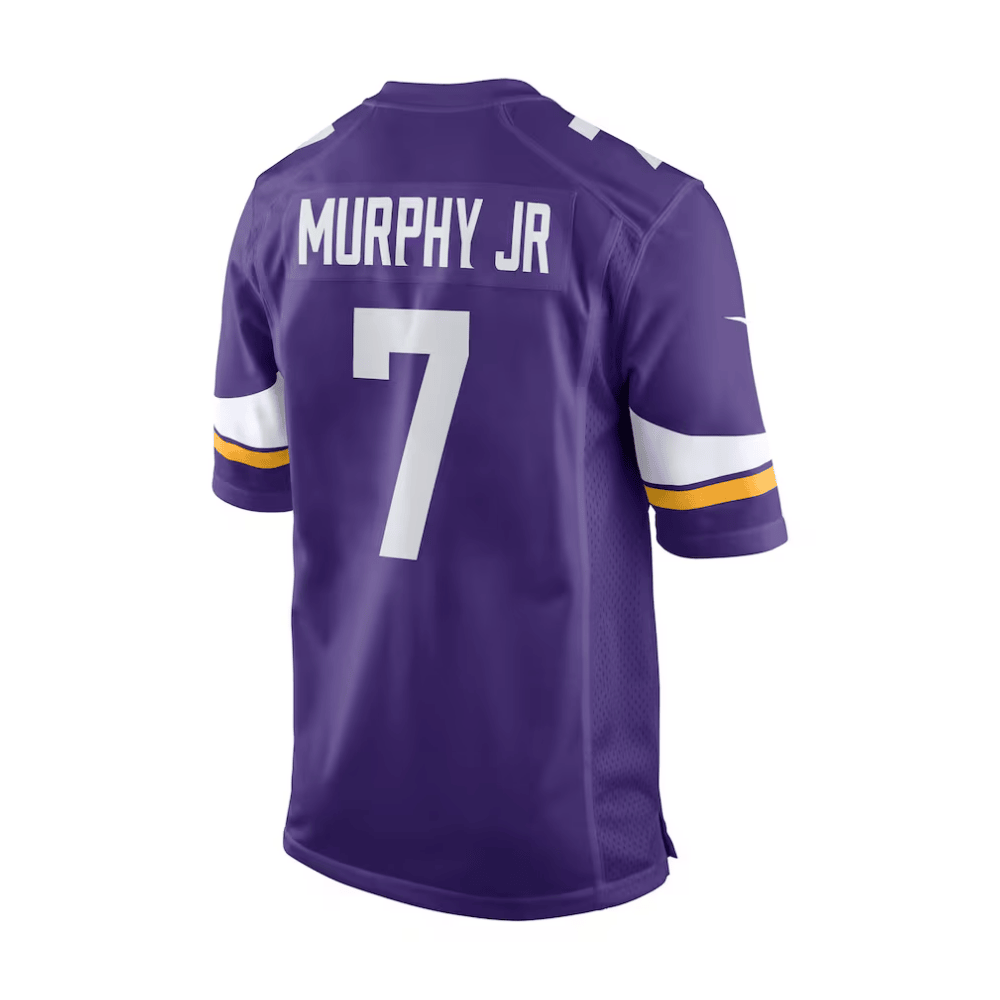 Byron Murphy Jr. 7 Baltimore Ravens 2025 Pro Bowl Patch Game Men Jersey - Purple JS9545 nicesnker - Image 3