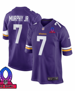Byron Murphy Jr. 7 Baltimore Ravens 2025 Pro Bowl Patch Game Men Jersey - Purple JS9545 nicesnker