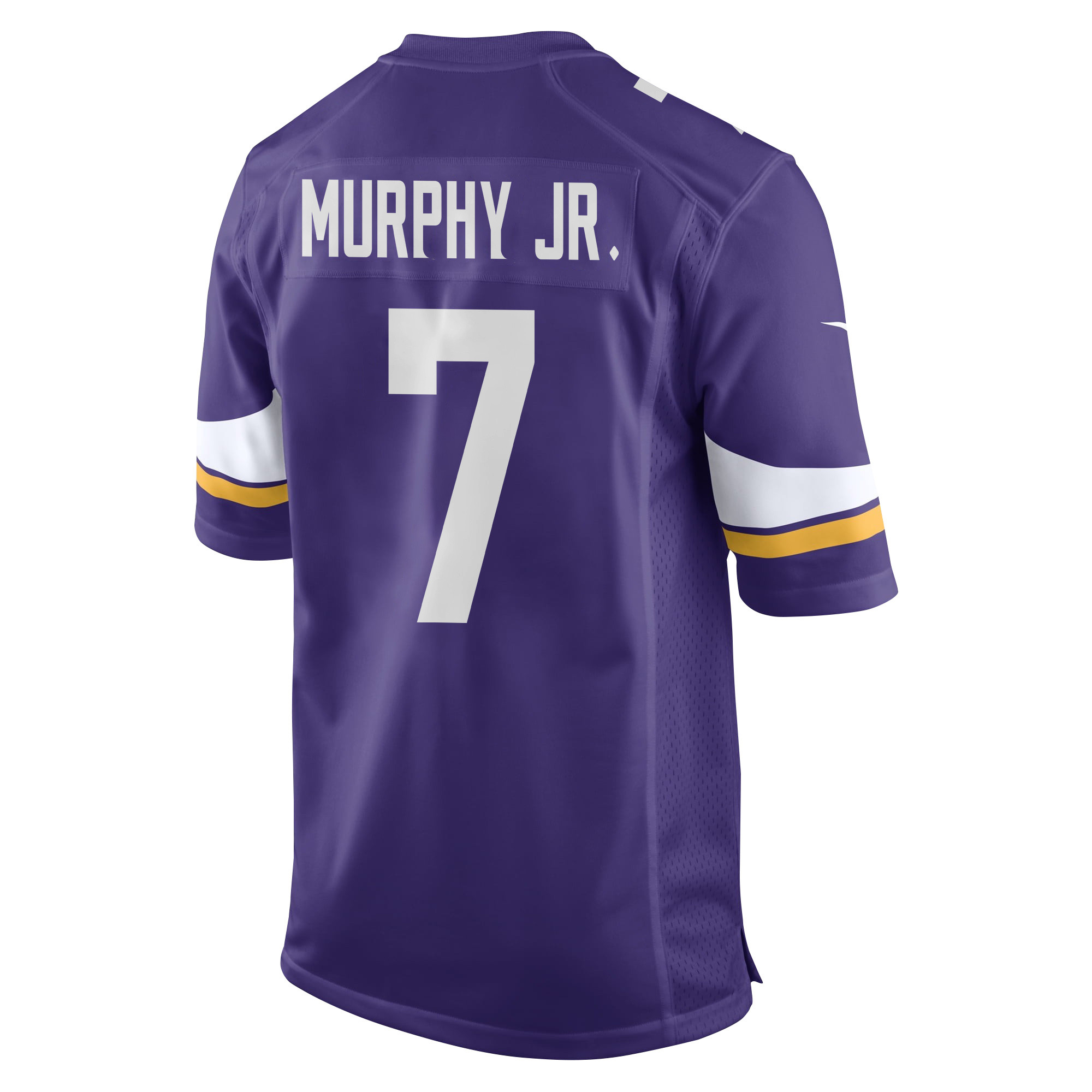 Byron Murphy Jr. 7 Minnesota Vikings Super Bowl LIX New Orleans Patch Game Men Jersey - Purple JS3134 nicesnker - Image 2