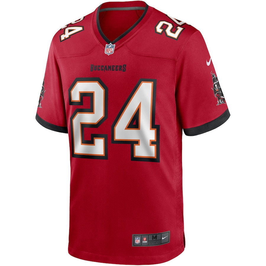 Cadillac Williams 24 Tampa Bay Buccaneers Men Game Retired Jersey - Red JS2905 nicesnker - Image 2