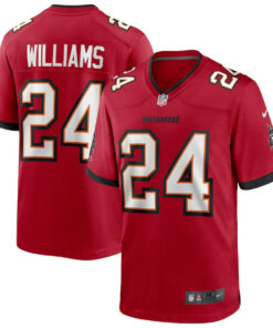 Cadillac Williams 24 Tampa Bay Buccaneers Men Game Retired Jersey - Red JS2905 nicesnker