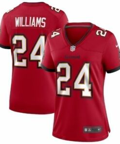 Cadillac Williams 24 Tampa Bay Buccaneers Women Game Retired Jersey - Red JS5567 nicesnker