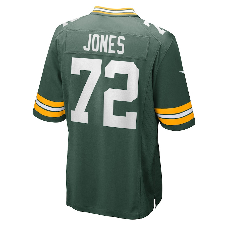 Caleb Jones 72 Green Bay Packers Men Game Jersey - Green JS7265 nicesnker - Image 3