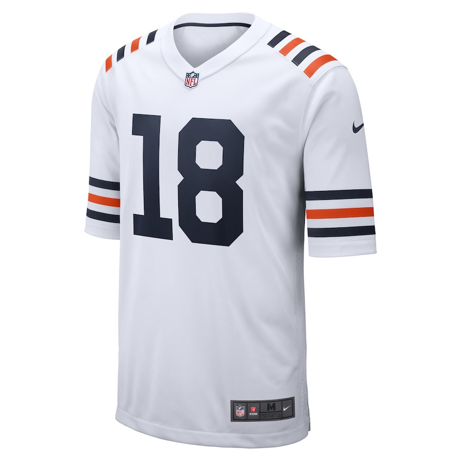 Caleb Williams 18 Chicago Bears 2024 NFL Draft 2nd Alternate Game Jersey - White JS8506 nicesnker - Image 2