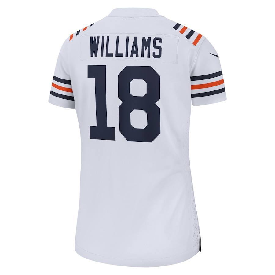 Caleb Williams 18 Chicago Bears 2024 NFL Draft 2nd Alternate Game Player Jersey - White JS2995 nicesnker - Image 3