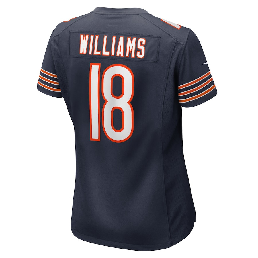Caleb Williams 18 Chicago Bears 2024 NFL Draft First Round Pick Player Game Jersey - Navy JS4659 nicesnker - Image 3