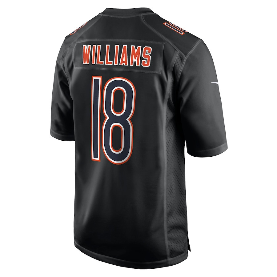 Caleb Williams 18 Chicago Bears Fashion Men Jersey - Carbon Black JS8485 nicesnker - Image 2