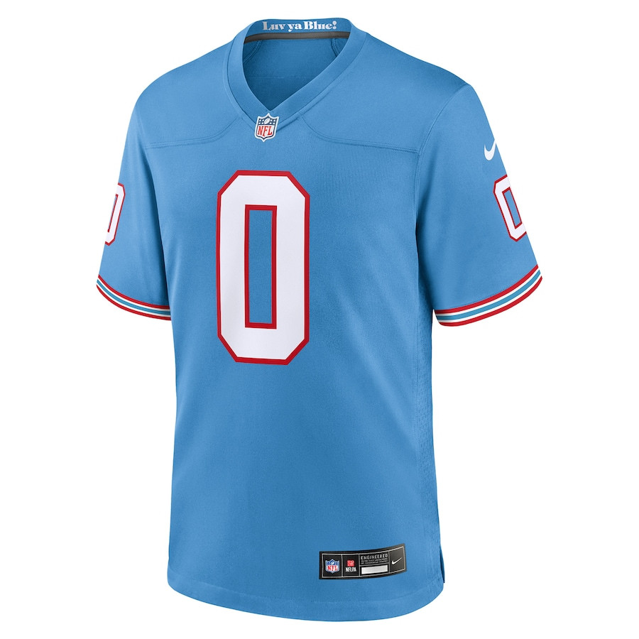 Calvin Ridley 0 Tennessee Titans Alternate Game Men Jersey - Light Blue JS2319 nicesnker - Image 2