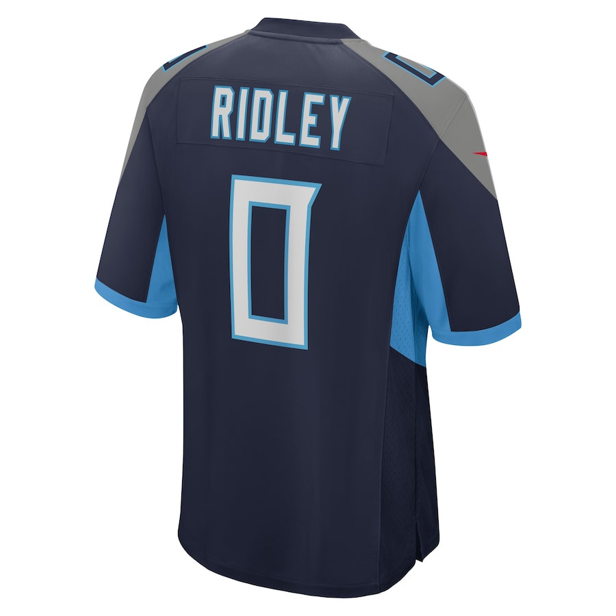 Calvin Ridley 0 Tennessee Titans Game Men Jersey - Navy JS9420 nicesnker - Image 3