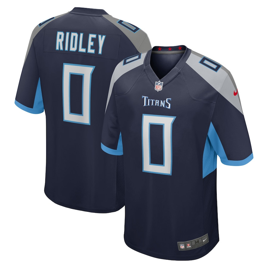 Calvin Ridley 0 Tennessee Titans Game Men Jersey - Navy JS9420 nicesnker