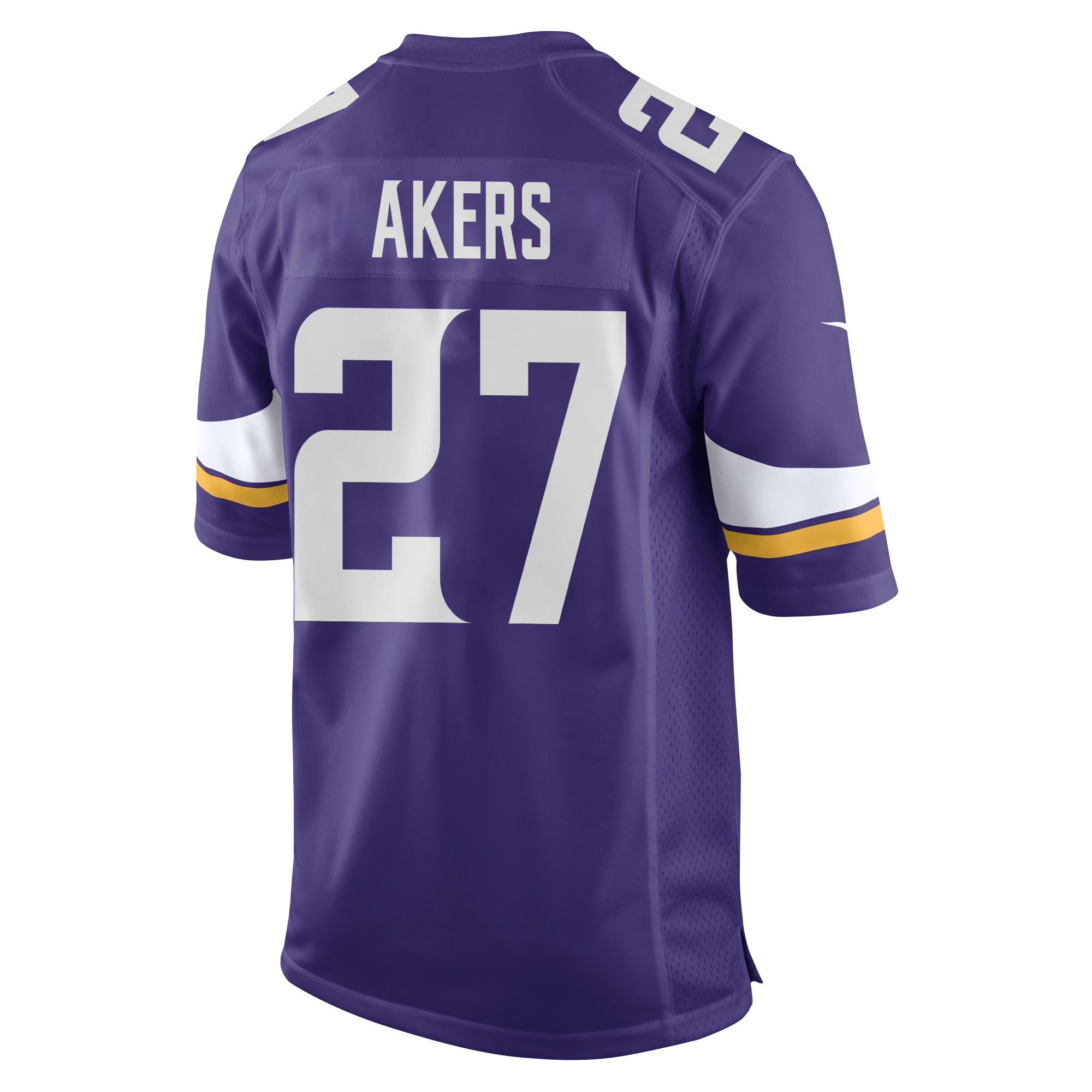 Cam Akers 27 Minnesota Vikings Super Bowl LIX New Orleans Patch Game Men Jersey - Purple JS9387 nicesnker - Image 2