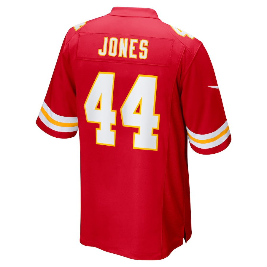 Cam Jones 44 Kansas City Chiefs Game Men Jersey - Red JS4894 nicesnker - Image 3