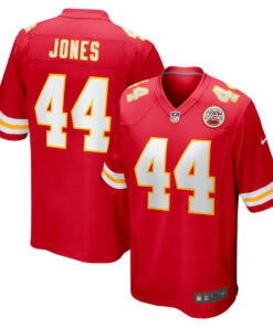 Cam Jones 44 Kansas City Chiefs Game Men Jersey - Red JS4894 nicesnker
