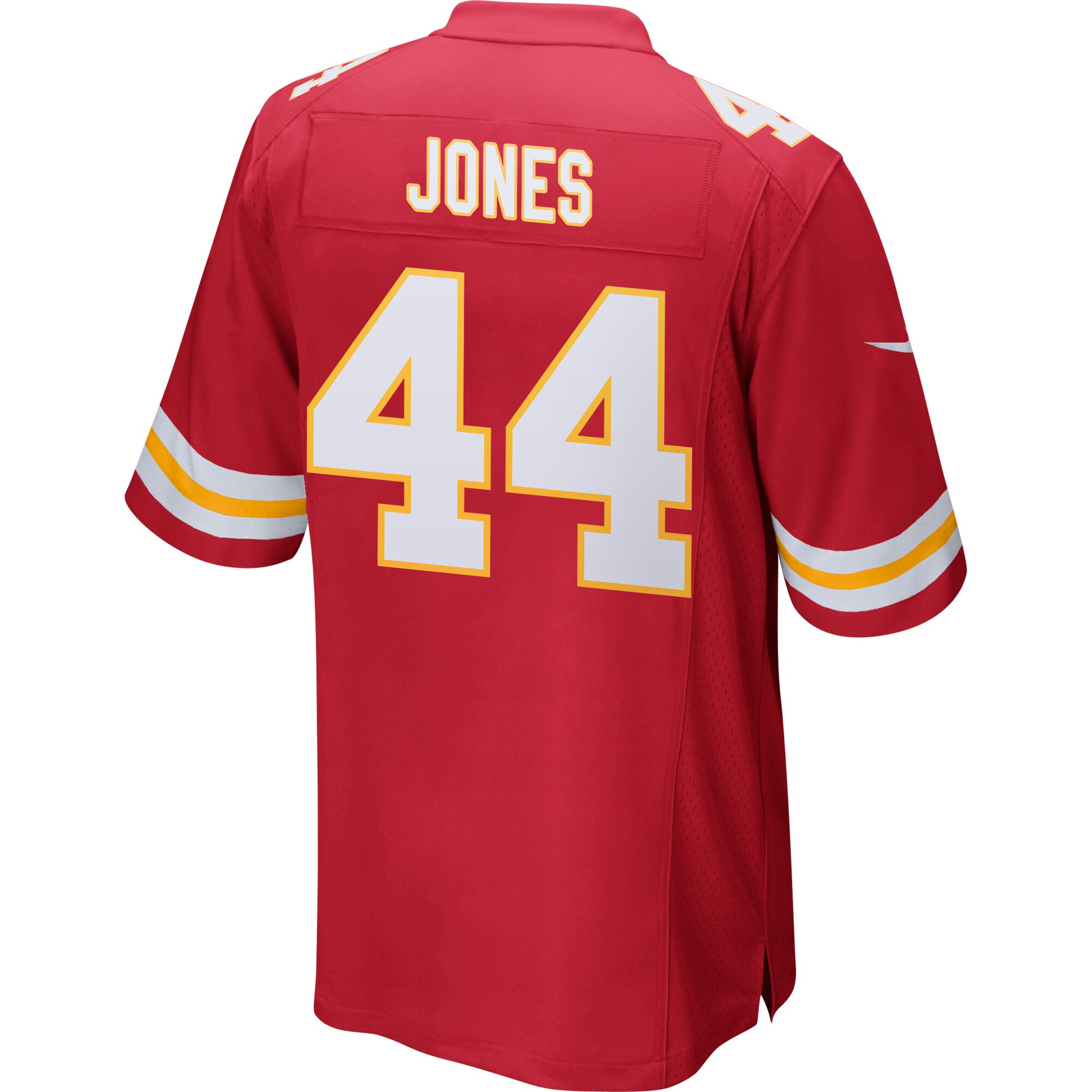 Cam Jones 44 Kansas City Chiefs Super Bowl LIX Champions Patch Game Men Jersey - Red JS7498 nicesnker - Image 2