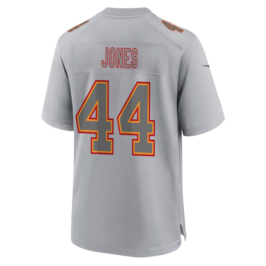 Cam Jones 44 Kansas City Chiefs Super Bowl LVIII Champions 4X Atmosphere Fashion Game Men Jersey - Gray JS2880 nicesnker - Image 3