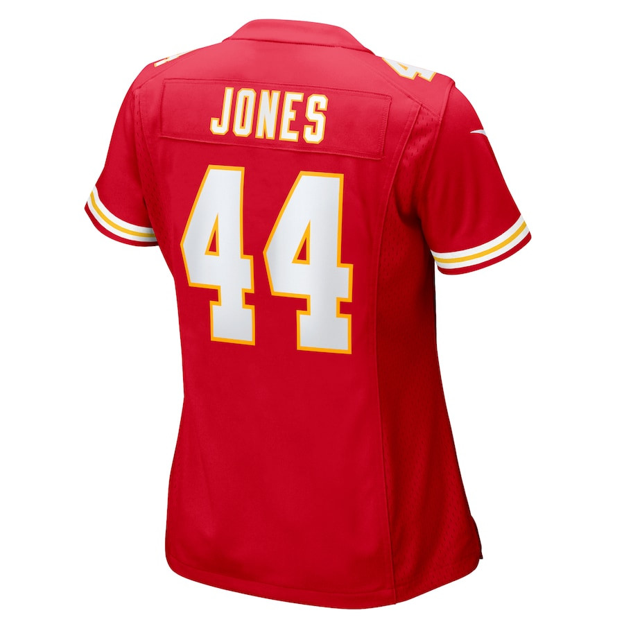 Cam Jones 44 Kansas City Chiefs Women's Game Jersey - Red JS8849 nicesnker - Image 3