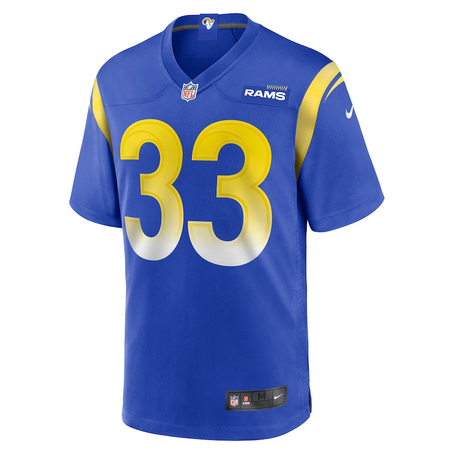 Cam Lampkin 33 Los Angeles Rams Game Men Jersey - Royal JS7744 nicesnker - Image 2