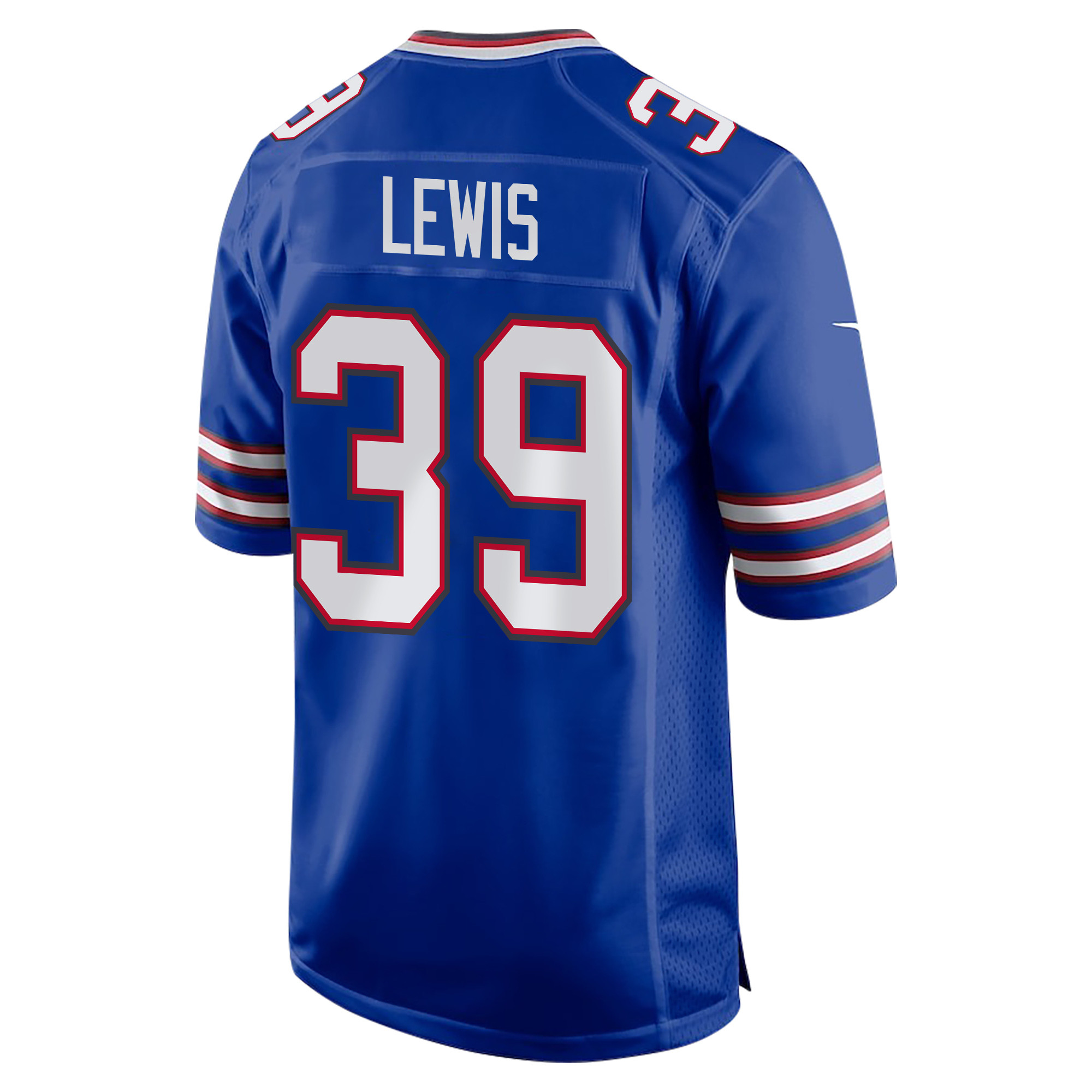 Cam Lewis 39 Buffalo Bills Super Bowl LIX Champions Patch Game Men Jersey - Royal JS9777 nicesnker - Image 2