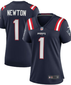 Cam Newton 1 New England Patriots Women Game Jersey - Navy JS3105 nicesnker