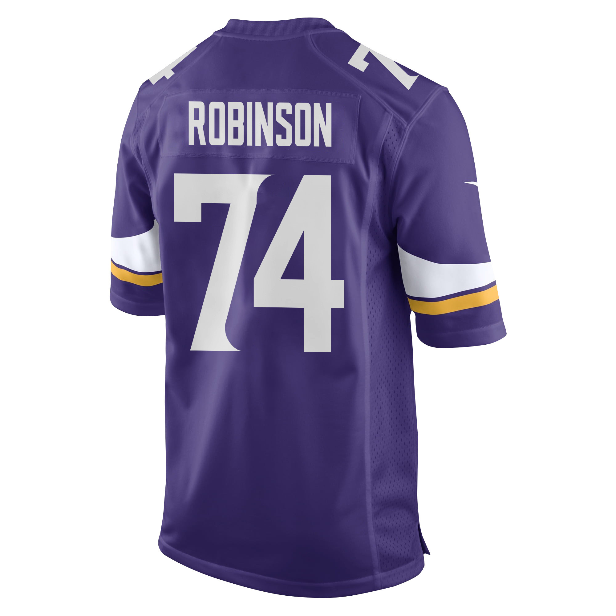 Cam Robinson 74 Minnesota Vikings Super Bowl LIX New Orleans Patch Game Men Jersey - Purple JS6223 nicesnker - Image 2