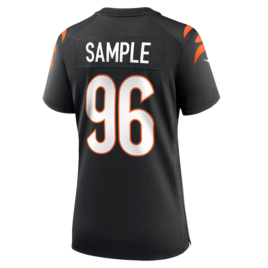 Cam Sample 96 Cincinnati Bengals Women Game Jersey - Black JS6694 nicesnker - Image 3