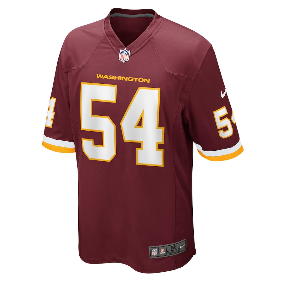 Camaron Cheeseman 54 Washington Football Team Men Game Jersey - Burgundy JS9210 nicesnker - Image 2